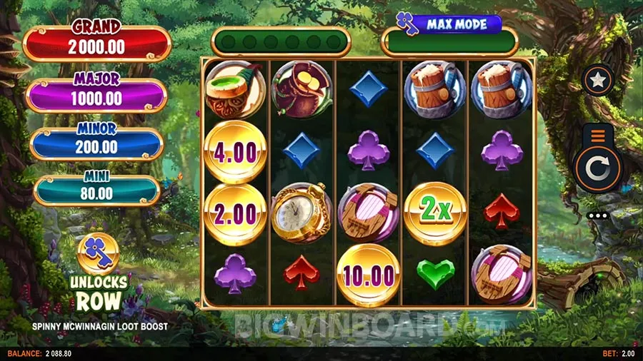 Spinny McWinnagin Loot Boost slot