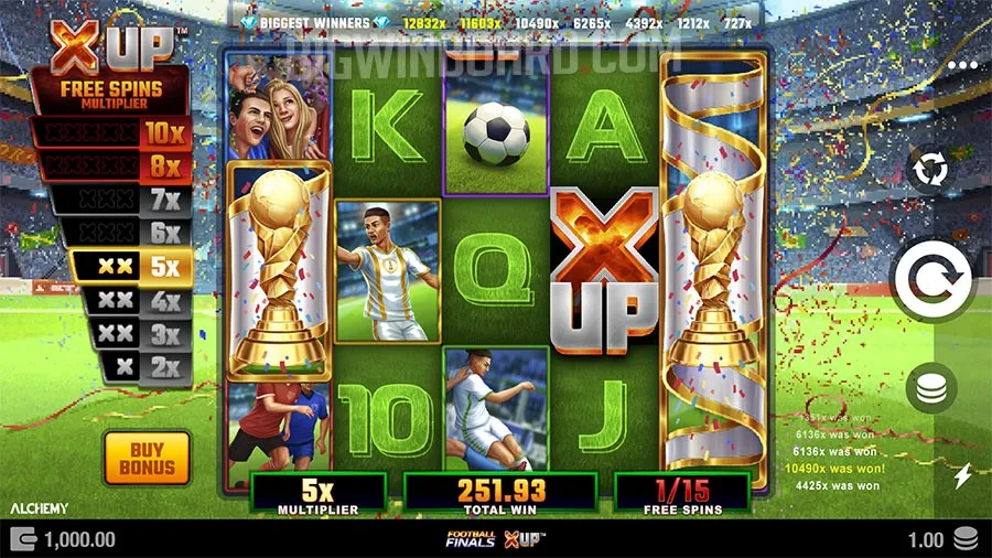 Football Finals X UP slot