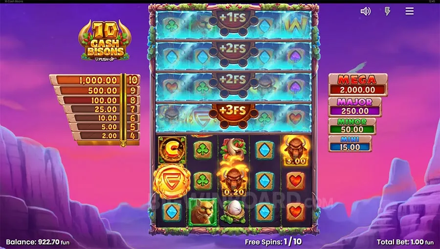 10 Cash Bisons slot
