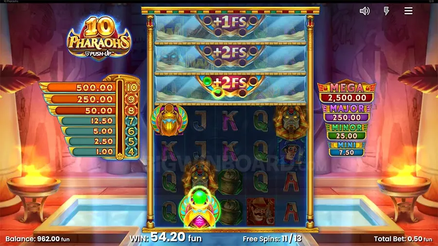 10 Pharaohs slot