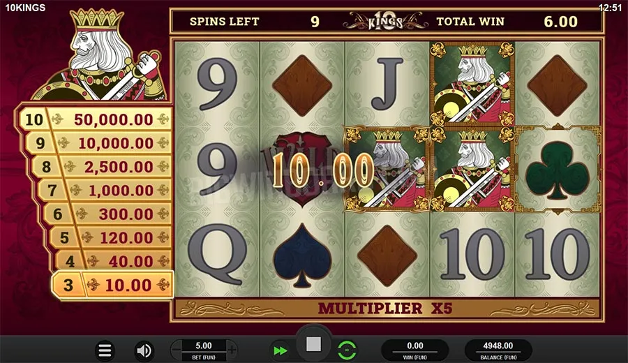 10 kings slot