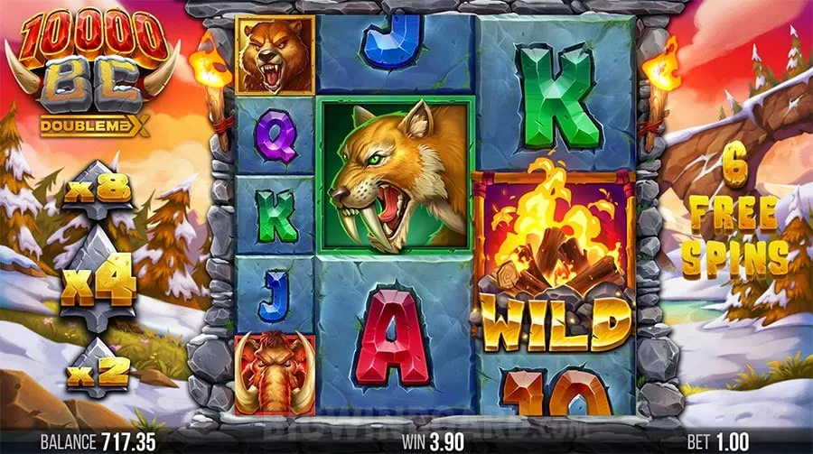 10000 BC DoubleMax GigaBlox slot