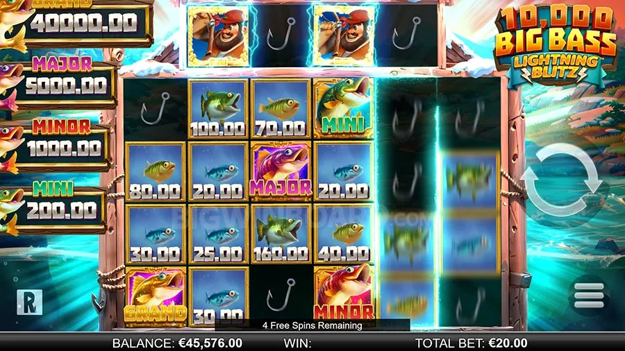 10,000 Big Bass Lightning Spins slot