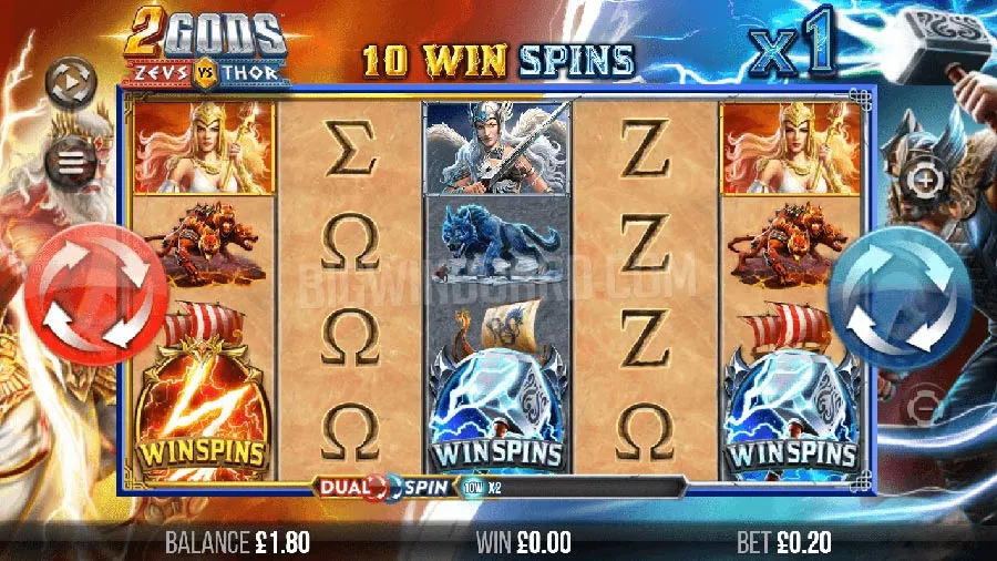 2 gods zeus vs thor slot