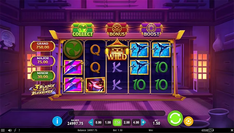 3 Blades & Blessings slot