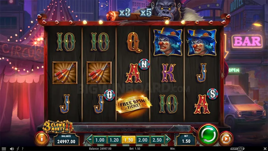3 Clown Monty 2 slot