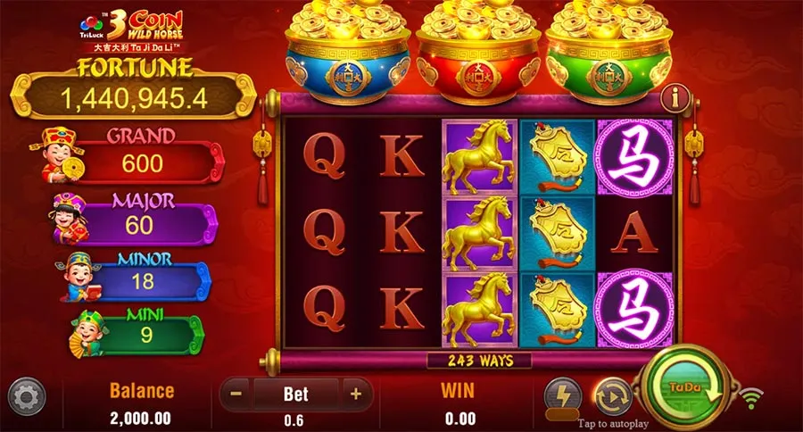 3 Coin Wild Horse slot