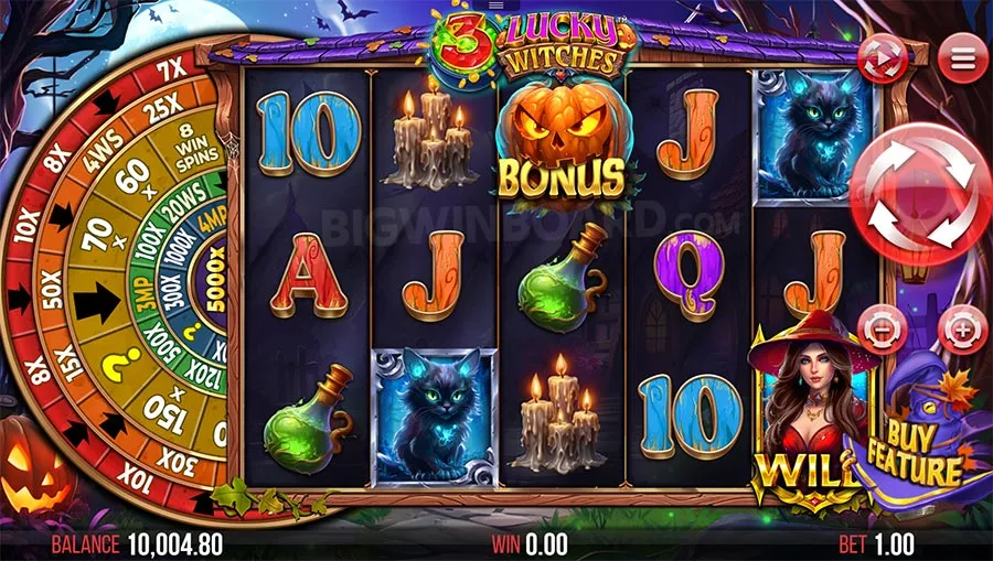 3 Lucky Witches slot