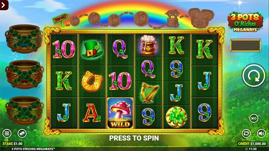 3 Pots O' Riches Megaways slot