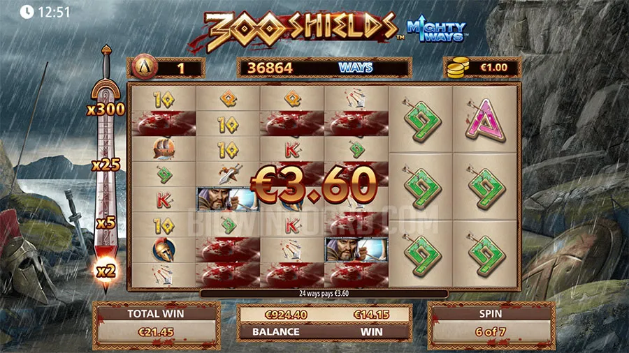 300 Shields Mighty Ways slot