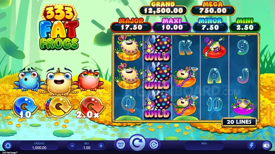 333 Fat Frogs Power Combo slot