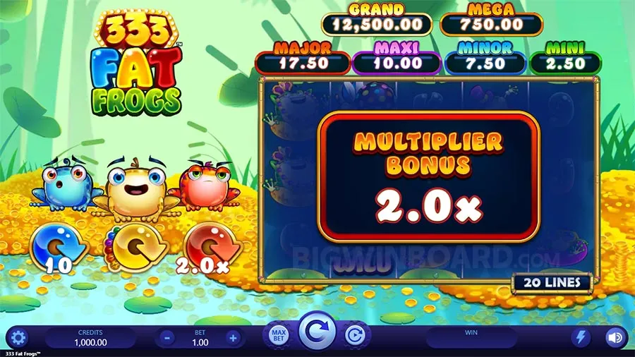 333 Fat Frogs Power Combo slot