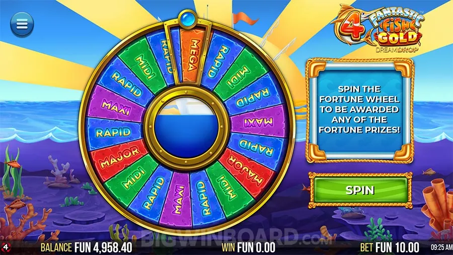 4 Fantastic Fish Gold Dream Drop slot