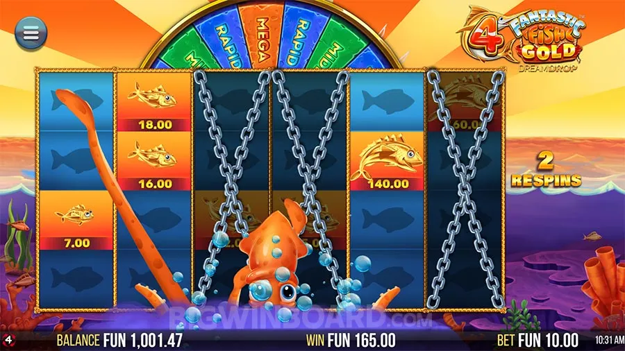 4 Fantastic Fish Gold Dream Drop slot