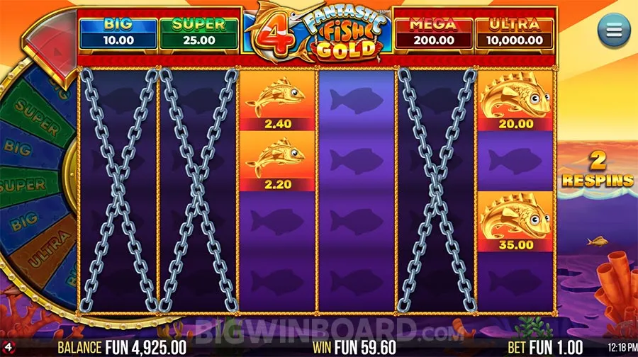 4 Fantastic Fish Gold slot