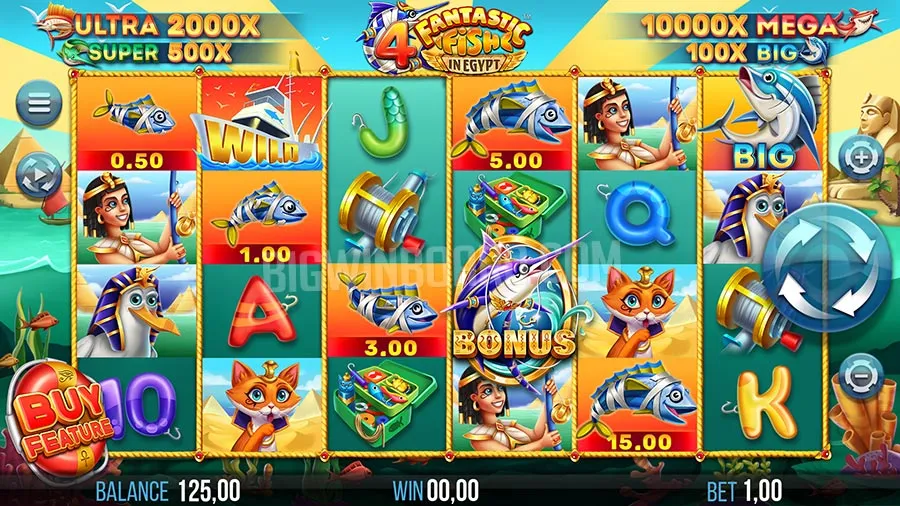 4 Fantastic Fish in Egypt slot