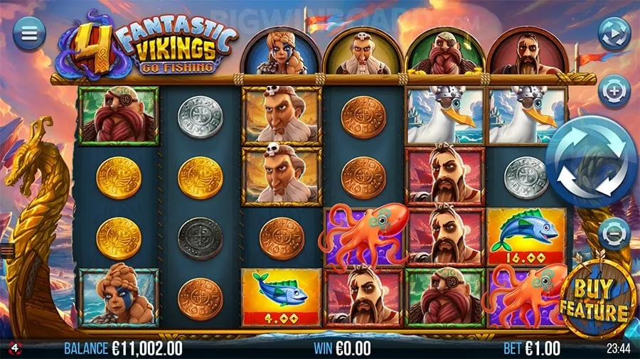 4 Fantastic Vikings Go Fishing slot