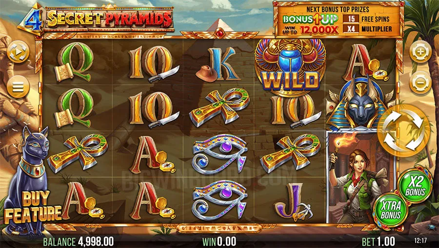 4 Secret Pyramids slot