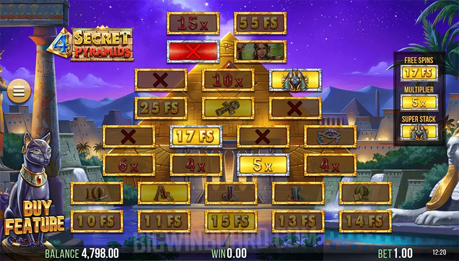 4 Secret Pyramids slot