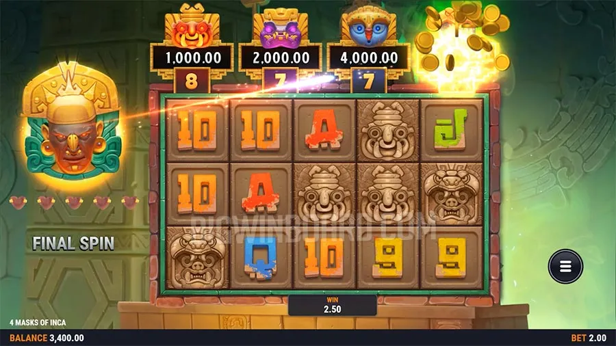4 Masks of Inca slot