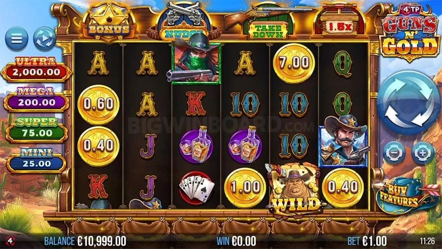 4TP Guns N' Gold slot