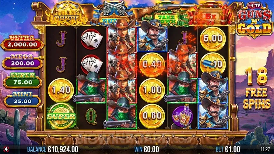 4TP Guns N' Gold slot