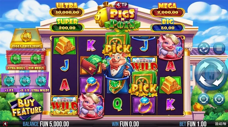 4TP Pigs N’ Pots slot