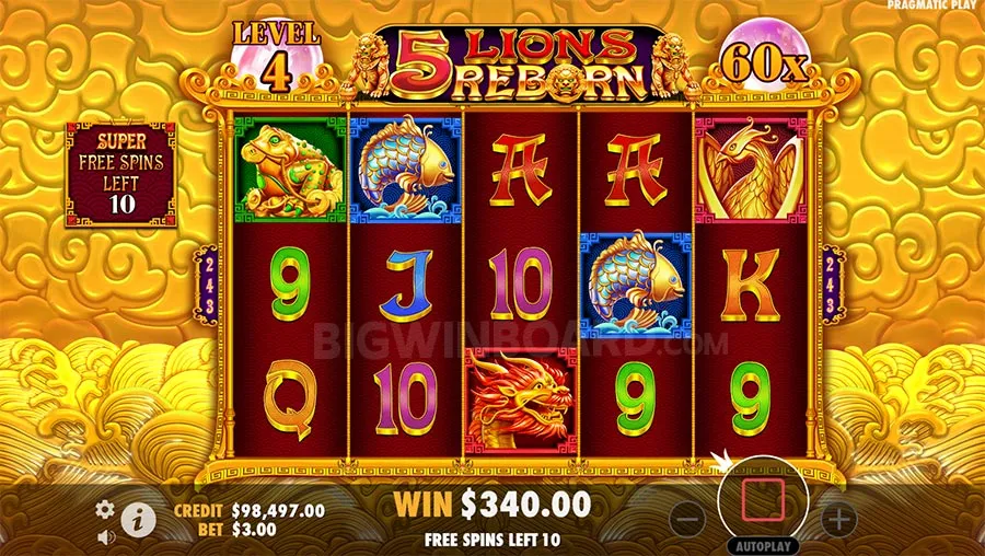 5 Lions Reborn slot