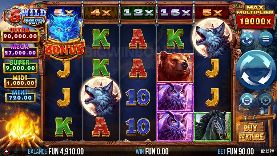 5 Wild Wolves slot