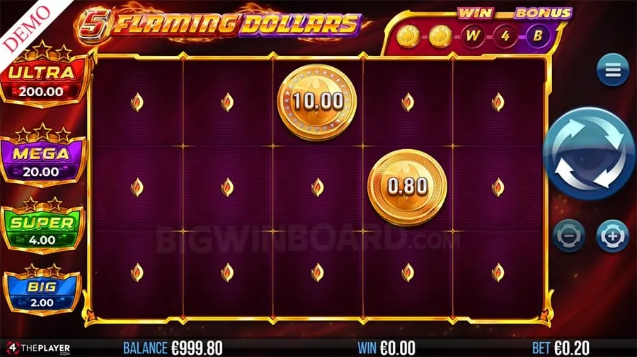 5 Flaming Dollars slot
