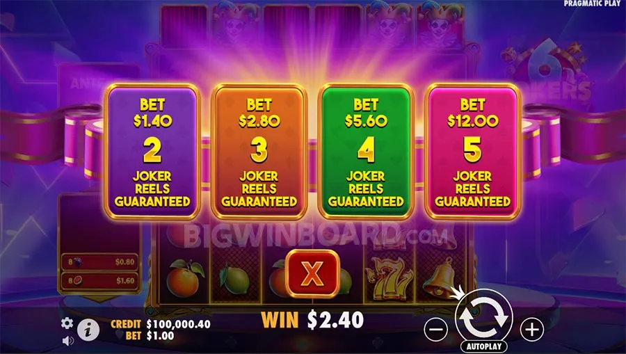 6 Jokers slot