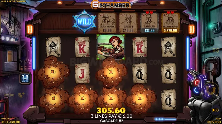 6 in the Chamber slot