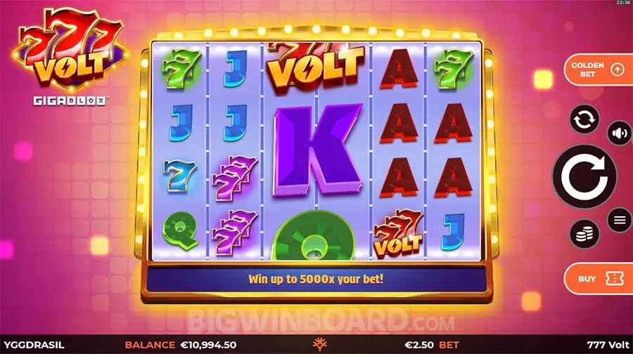 777 Volt GigaBlox slot