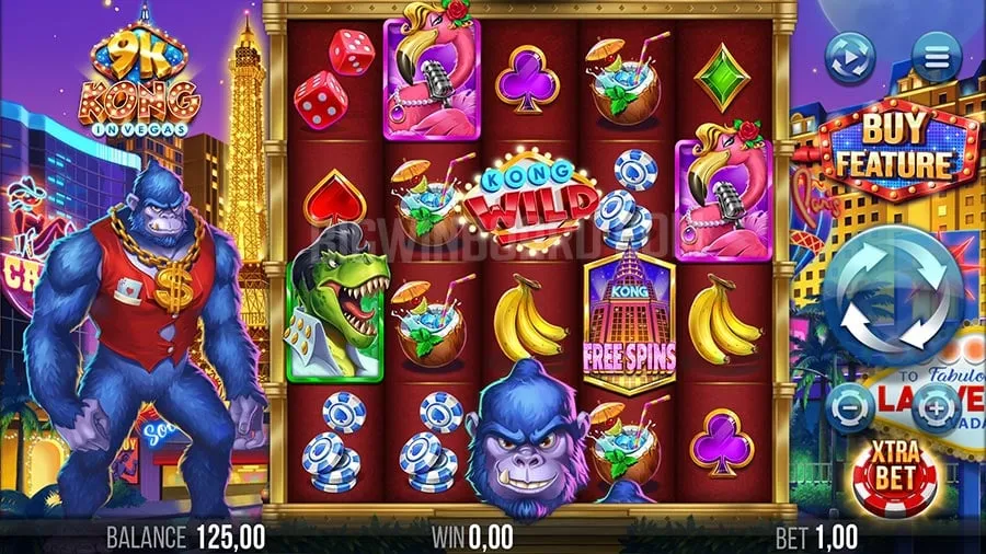 9k Kong in Vegas slot