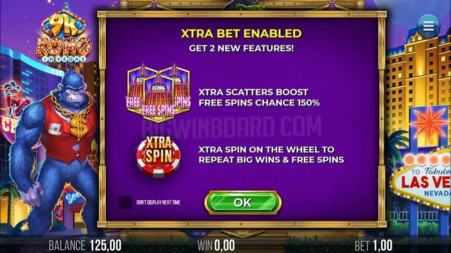 9k Kong in Vegas slot