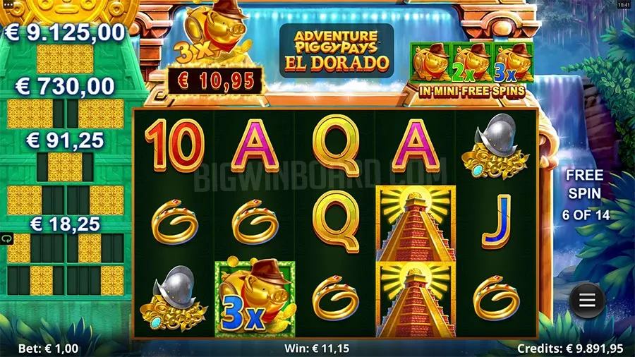 Adventure PIGGYPAYS El Dorado slot