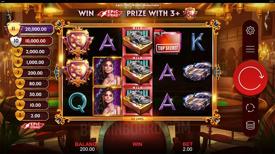 Agent Blitz Mission Moneymaker slot