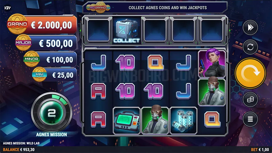 Agnes Mission Wild Lab slot