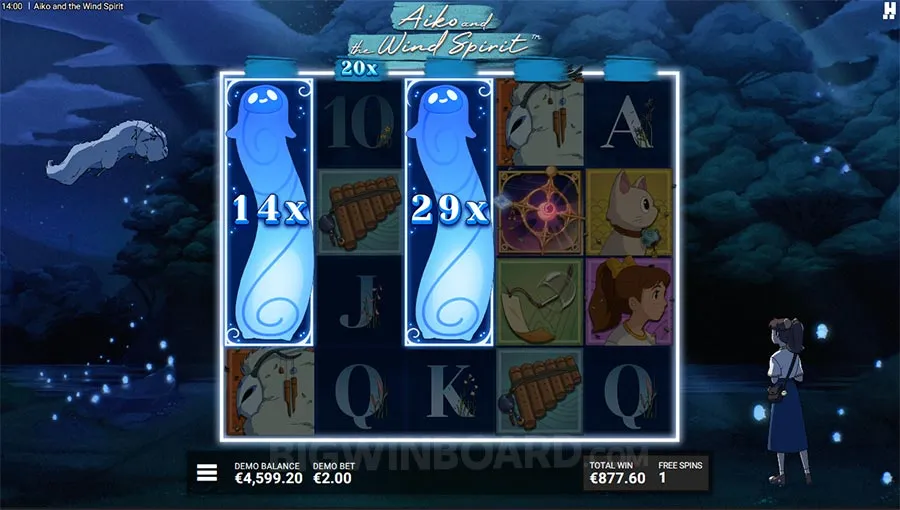Aiko and the Wind Spirit slot