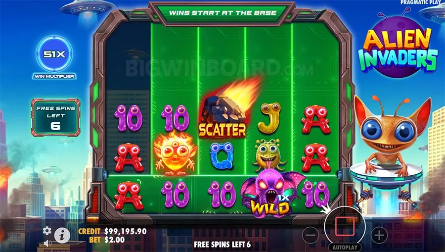 Alien Invaders slot