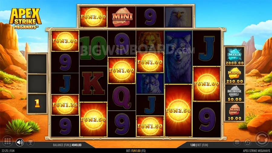 Apex Strike Megaways slot