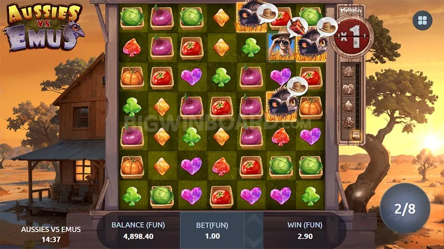 Aussies vs Emus slot