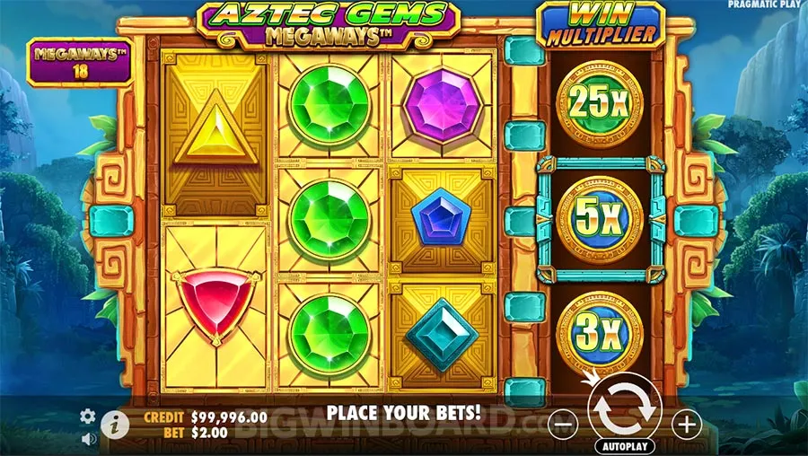 Aztec Gems Megaways slot