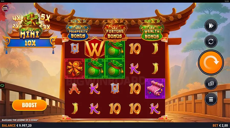 Baozang the Legend of 3 Coins slot