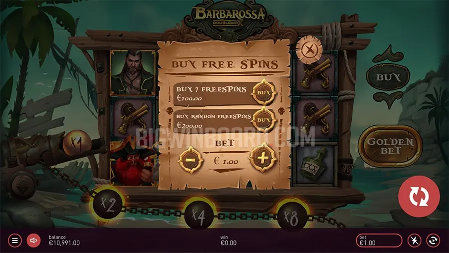 Barbarossa DoubleMax slot