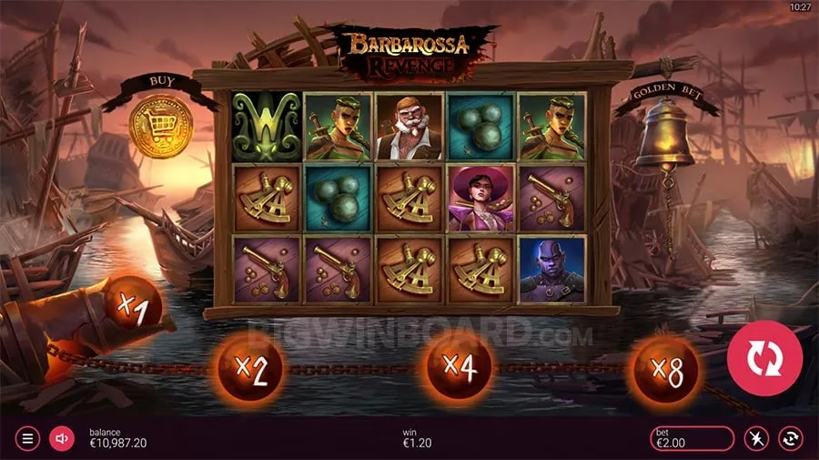 Barbarossa Revenge DoubleMax slot