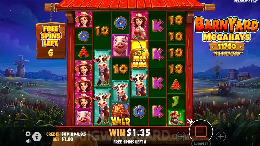 Barnyard Megahays Megaways slot