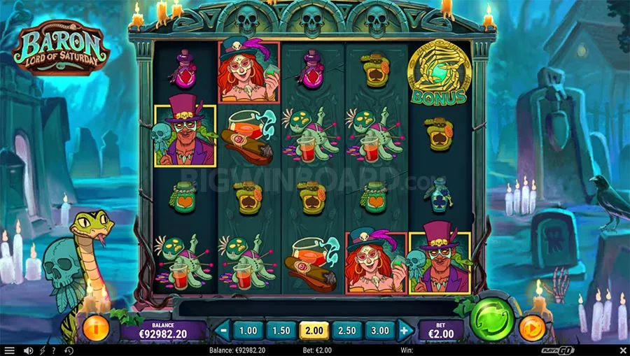 Baron Lord of Saturday slot