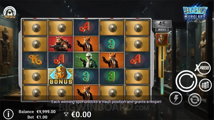 Beastly Burglars slot