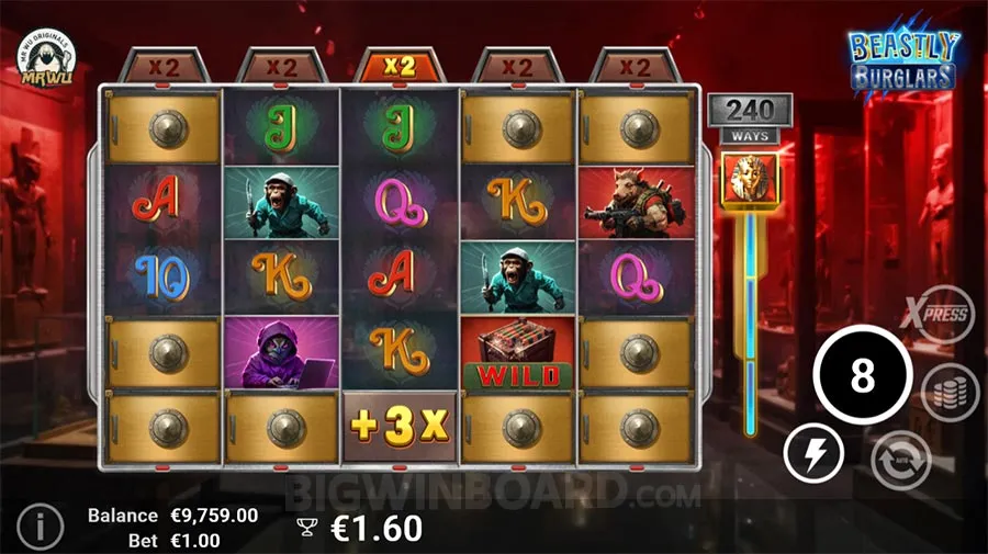 Beastly Burglars slot